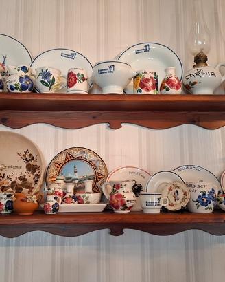 Lotto ceramiche friulane/bicchieri /tazzine