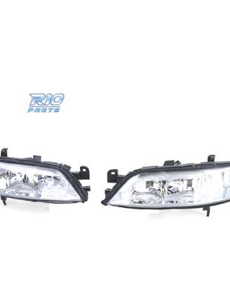 FARI PER OPEL VECTRA B 99-02 FONDO CROMATO