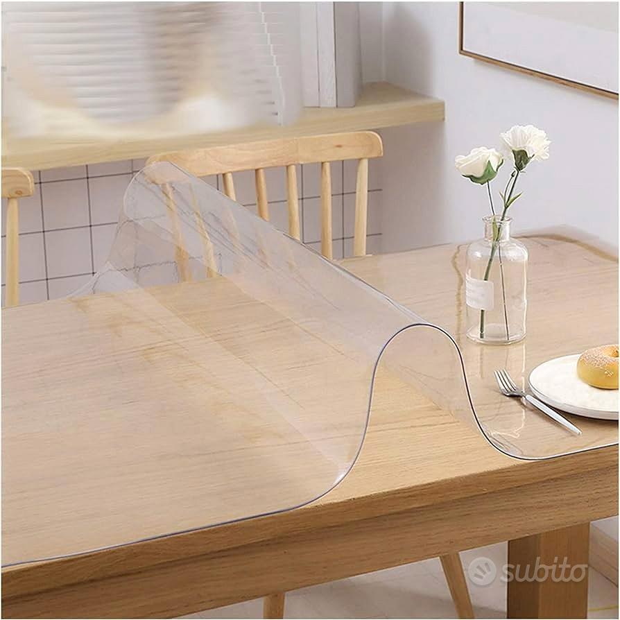 Pellicola trasparente salva tavolo vetro legno - Arredamento e