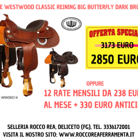 SELLA WESTWOOD CLASSIC REINING BIG BUTTERFLY