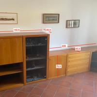 MOBILI SOGGIORNO E TAVOLO E SEDIE ANNI '70