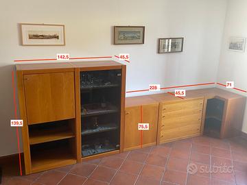 MOBILI SOGGIORNO E TAVOLO E SEDIE ANNI '70