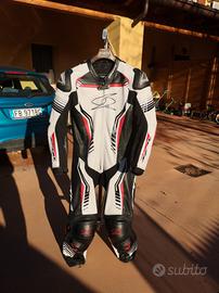 tuta moto 52 spyke intera in pelle