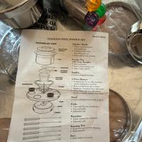 Fondue stainless steel