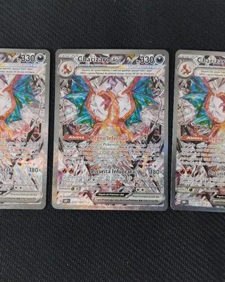  3 Charizard EX Teracristal OBF 223 