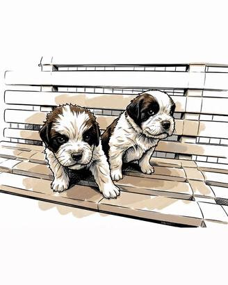 Disponibile, Cuccioli di San Bernardo