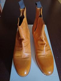 Stivaletti donna Sturlini tg 37 pelle giallo ocra