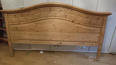testiera in legno