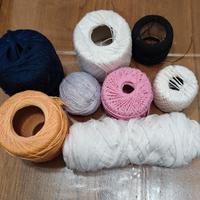 Set di gomitoli di cotone 