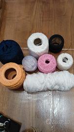 Set di gomitoli di cotone 
