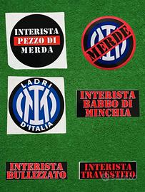 adesivi ultras Milan curva sud 