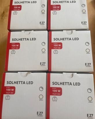 6 lampadine ikea 100 W