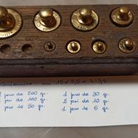 Set di pesi per bilancia