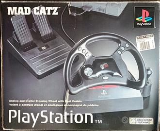 Volante e pedaliera madcatz per PlayStation 
