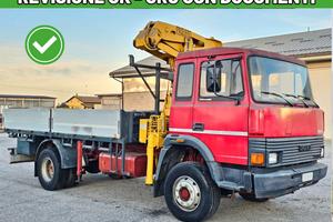 Iveco turbo 145.17 gru e cassone fisso
