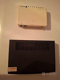 Router ZyXEL + AP Digicom funzionanti + cavi rete