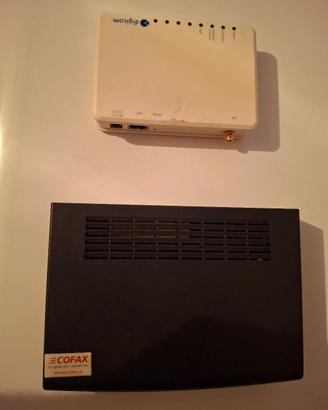 Router ZyXEL + AP Digicom funzionanti + cavi rete