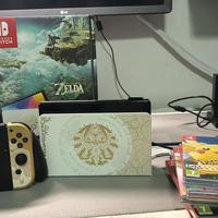 Nintendo switch oled zelda edition + giochi