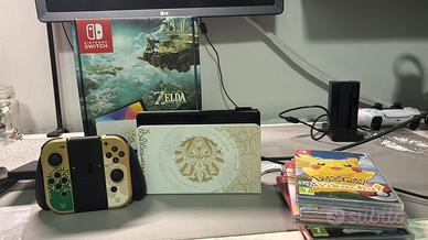 Nintendo switch oled zelda edition + giochi