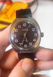 Orologio manuale Ruhla, nero, DDR