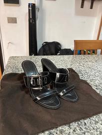 tod’s sandali donna neri pelle