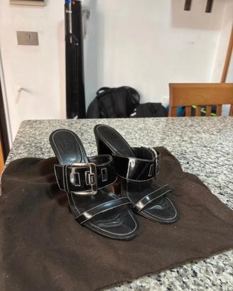 tod’s sandali donna neri pelle