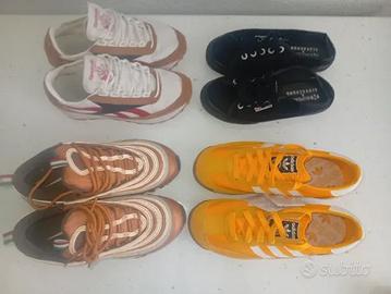 Consegna di scarpe sportive di varie marche