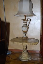 Tavolino a piedistallo "Guéridon” in stile barocco