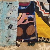 Mix di sciarpe multicolore fantasia