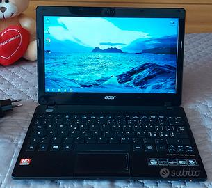 Notebook Acer 11 pollici full-hd completo.