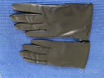 Guanti invernali in pelle, imbottiti, taglia S, co