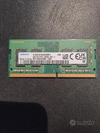 Samsung 4gb ram SODIMM DDR4 3200MHZ CL22