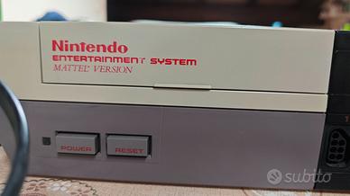 Nintendo Nes con un controller e lo Zapper