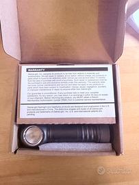 Torcia frontale ZebraLight nuova con fascia