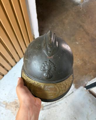 Casco Adrian M15 originale WW1 1914-1918