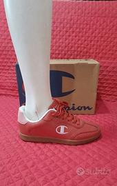 Scarpe sneakers champion prestigio rosse nuove con