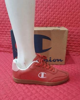 Scarpe sneakers champion prestigio rosse nuove con