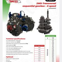 Cambio Sequenziale 6 rapporti BACCI RC311