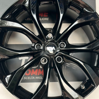 4 CERCHI LEGA 18" NISSAN DACIA RENAULT LAGUNA NERO