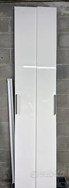 Ante ikea bianco lucido con maniglie