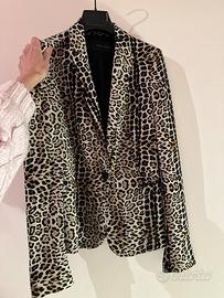 Blazer giacca donna Zara leopardato taglia XS