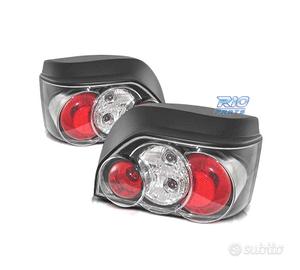 FANALI RENAULT CLIO 90-98 LOOK LEXUS NERO