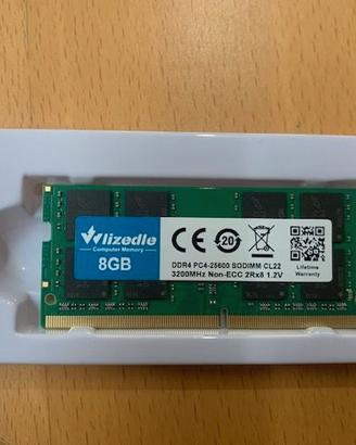 RAM SODIMM DDR4 8 GB 3200 MHZ