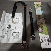 Asta per bici con guinzaglio cane 