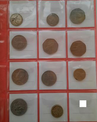 Lotto di lavoro monete straniere