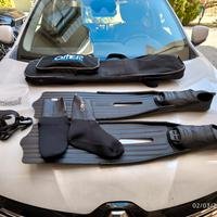 Set Apnea Pinne Calze Maschera Borsa