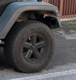 Set 5 Ruote Complete Jeep Wrangler JK - Cerchi 16"