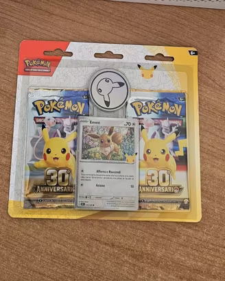 Pokémon confezione da due buste 30° Anniversario