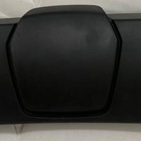 Schienalino in poliuretano nero per bauletti moto