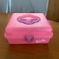 Portagioie / portaoggetti di Barbie con specchio.